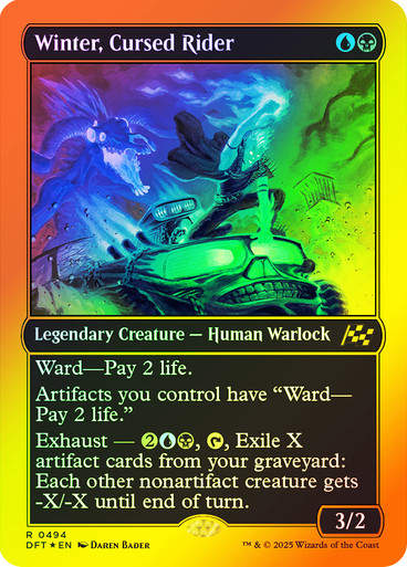 Winter, Cursed Rider (DFT) (494)  / First Place Foil