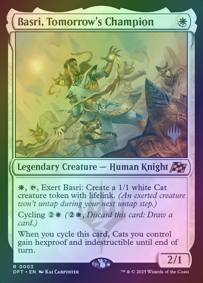 Basri, Tomorrow's Champion (PDFT) (3p) / Foil