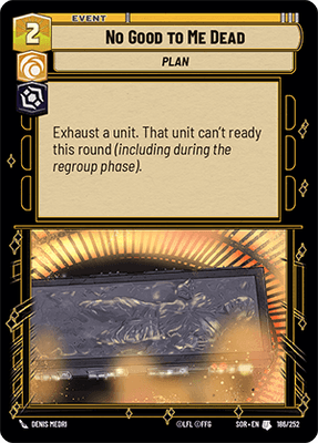 No Good to Me Dead (SOR_#186/252)