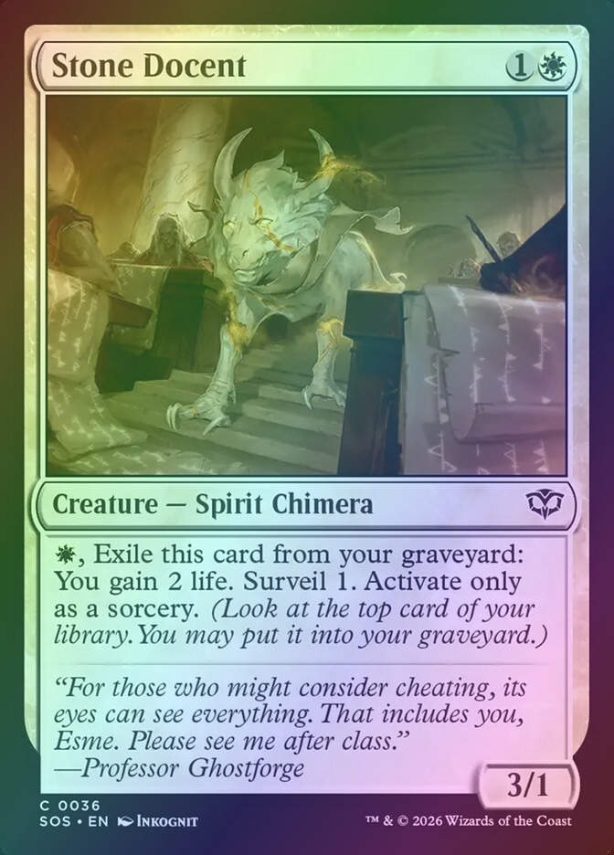 Stone Docent (SOS) (36) / Foil