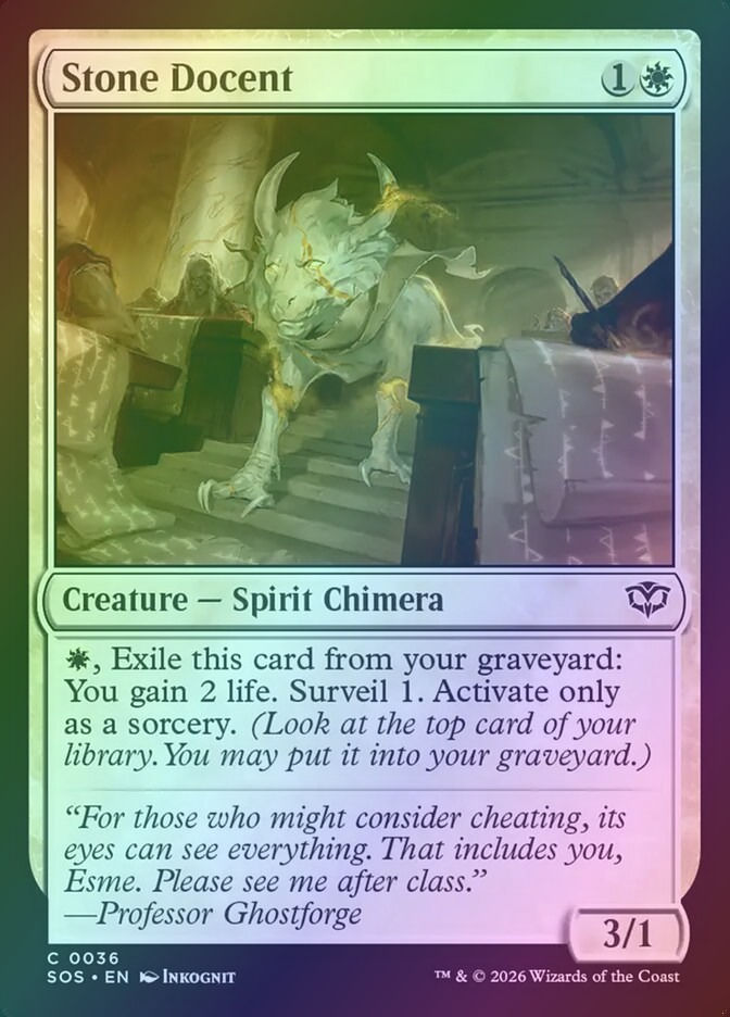 Stone Docent (SOS) (36) / Foil