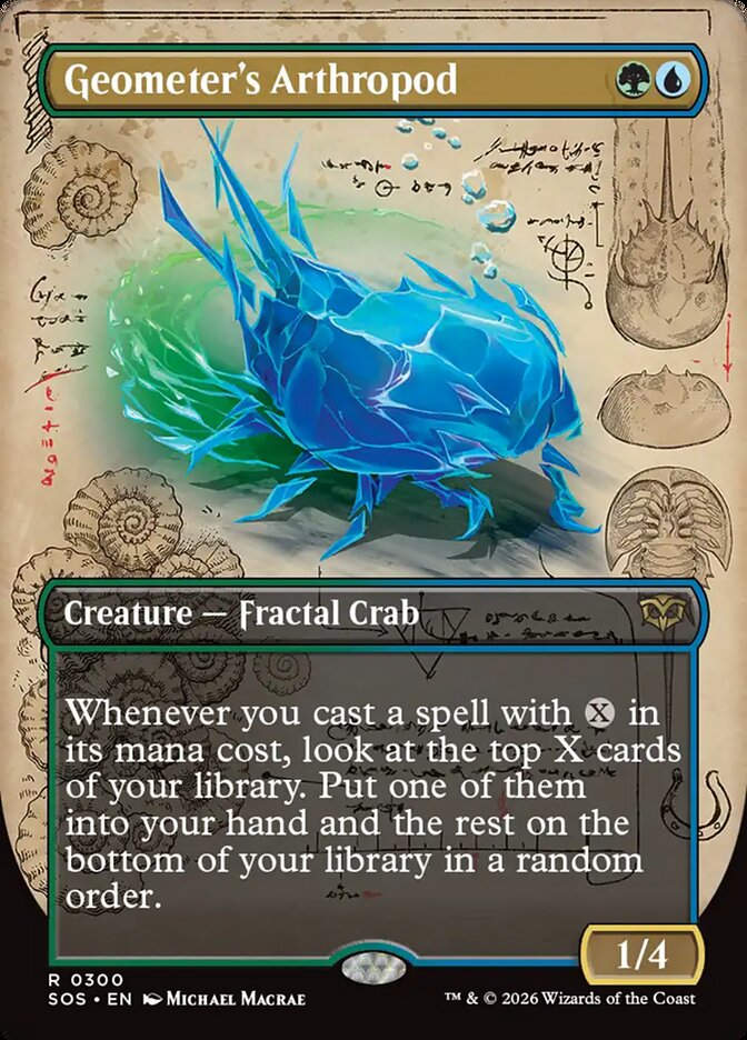 Geometer's Arthropod (SOS) (300) / Borderless / Showcase