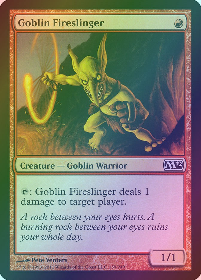 Goblin Fireslinger (M12) (139) / Foil