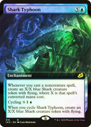 Shark Typhoon (IKO) (319) / Extended Art / Foil