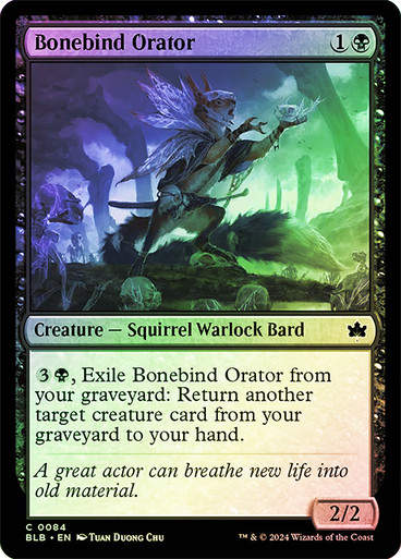 Bonebind Orator (blb) (84) / Foil