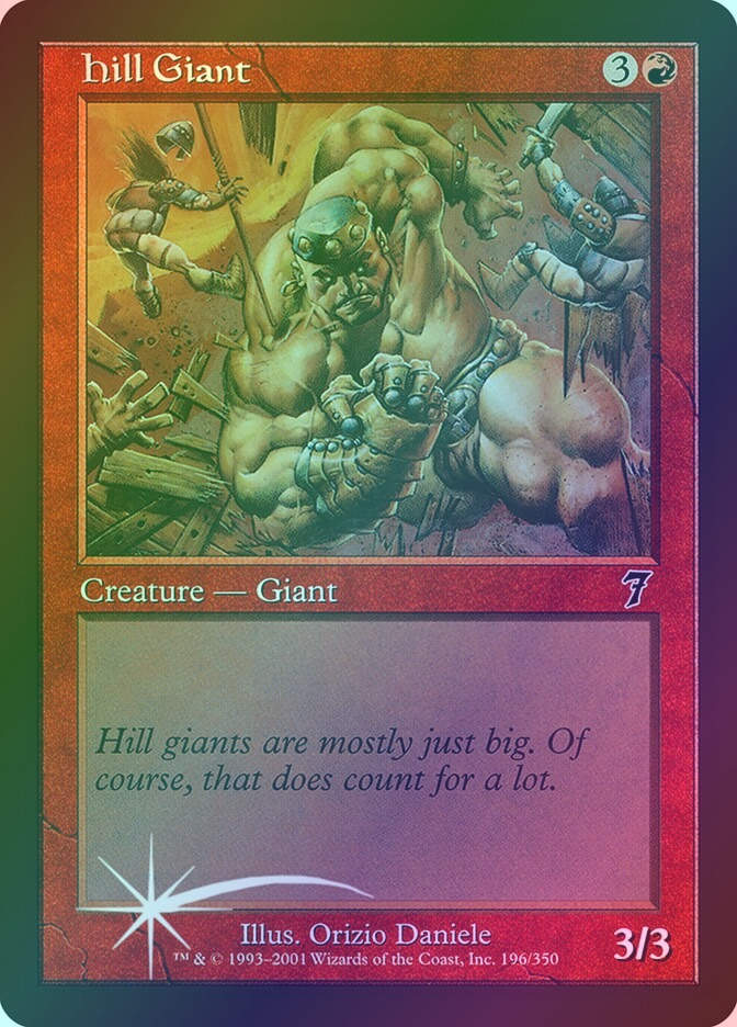 Hill Giant (7ED) (196★) / Foil