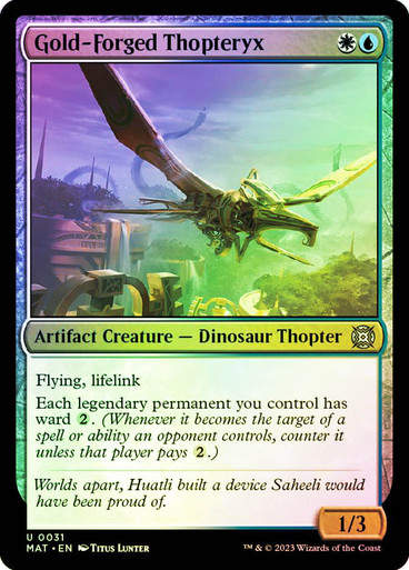 Gold-Forged Thopteryx (MAT) / Foil