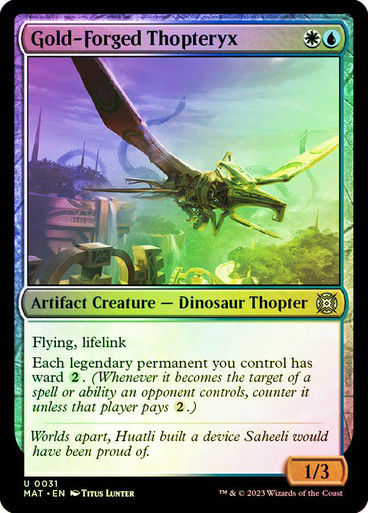 Gold-Forged Thopteryx (MAT) / Foil