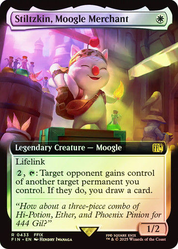 Stiltzkin, Moogle Merchant (FIN) (433) / Extended Art / Foil