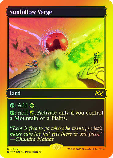 Sunbillow Verge (DFT) (504) / First Place Foil