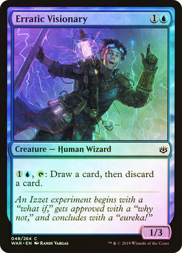 Erratic Visionary (WAR) (48) / Foil