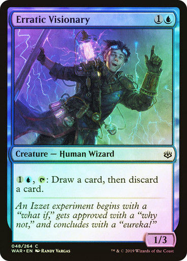 Erratic Visionary (WAR) (48) / Foil