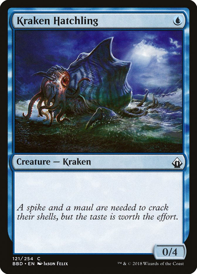 Kraken Hatchling (BBD) (121) / Foil