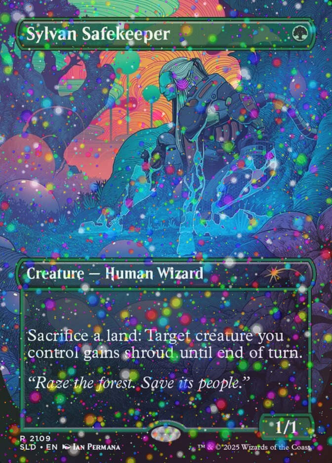 Sylvan Safekeeper (SLD) (2109) / Borderless / Galaxy Foil