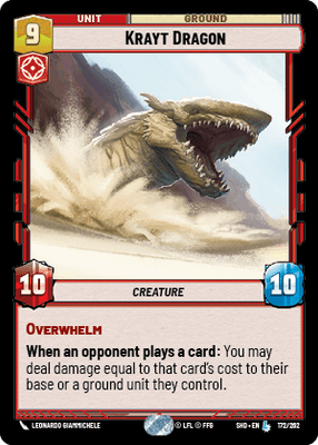 Krayt Dragon (SHD_#172/262)