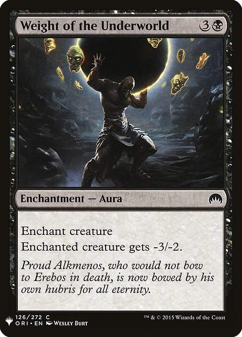 Weight of the Underworld (PLST) (ORI-126)
