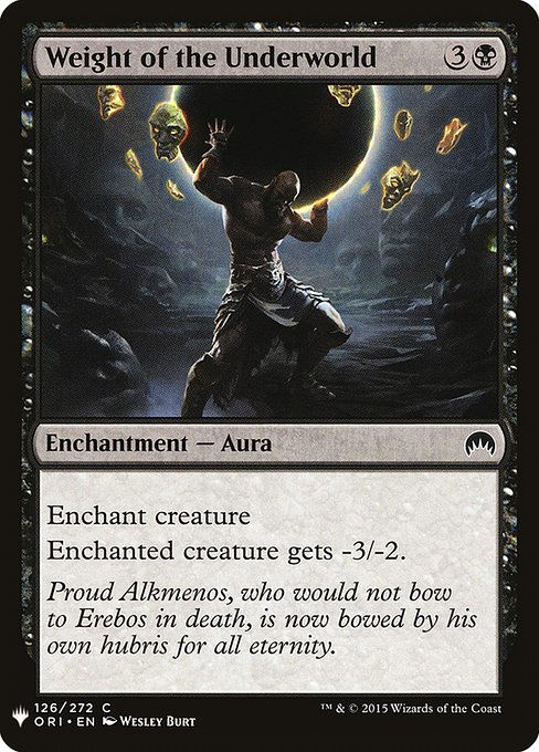 Weight of the Underworld (PLST) (ORI-126)