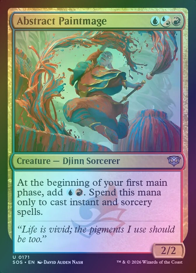 Abstract Paintmage (SOS) (171) / Foil