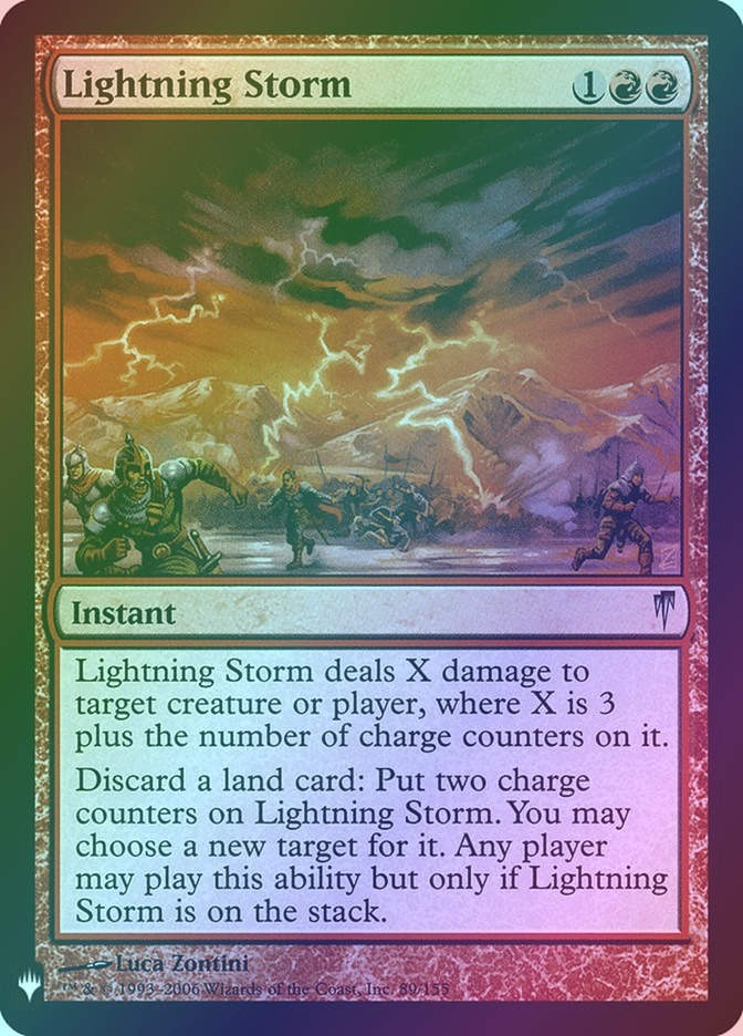 Lightning Storm (PLST) (CSP-89) / Foil