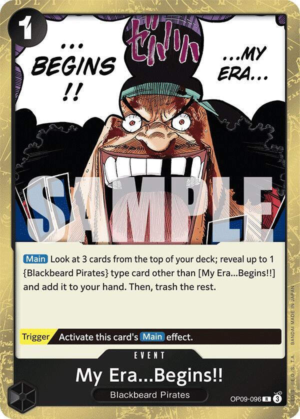 My Era...Begins!! (OP09-096) / Foil