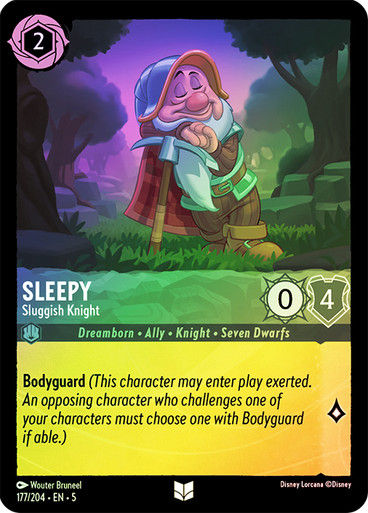 Sleepy - Sluggish Knight (LOR_SHS) / Foil