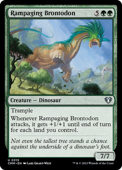 Rampaging Brontodon (cmm)