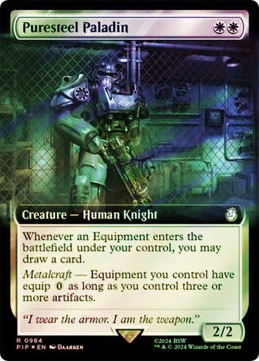 Puresteel Paladin (pip) (984) / Extended Surge Foil