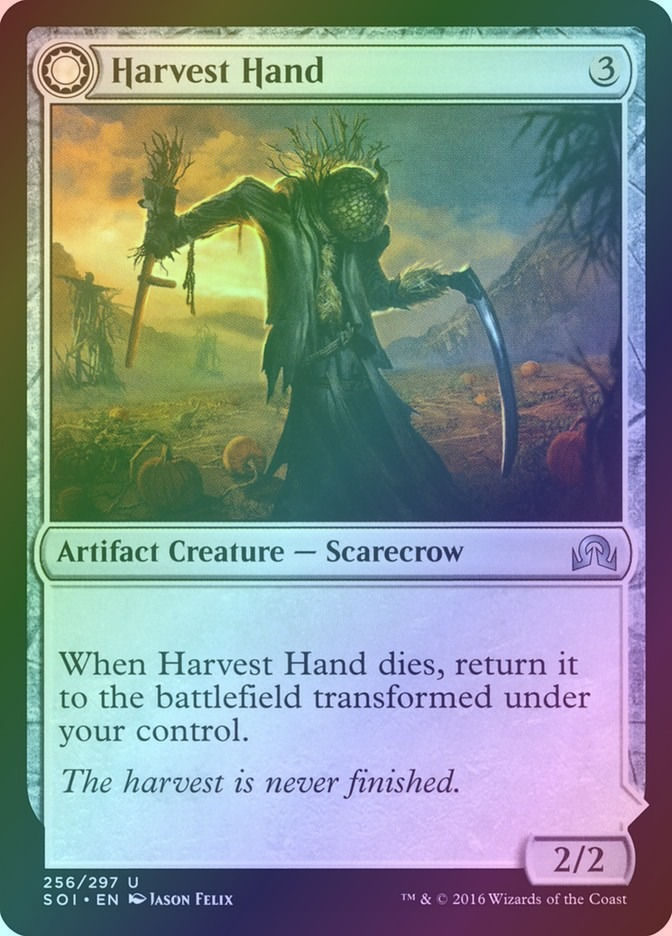 Harvest Hand // Scrounged Scythe (SOI) (256) / Foil — cara 1 de 2