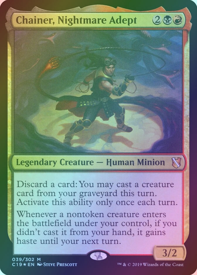 Chainer, Nightmare Adept (C19) (39) / Foil
