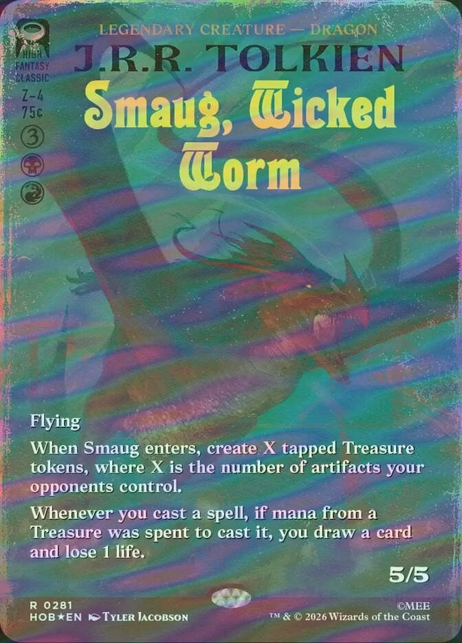 Smaug, Wicked Worm (HOB) (281) / Surge Foil