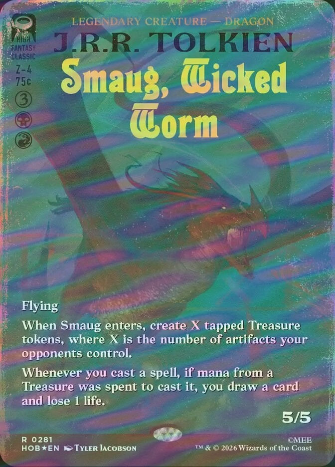 Smaug, Wicked Worm (HOB) (281) / Surge Foil