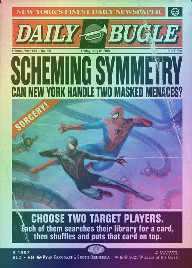 Scheming Symmetry (SLD) (1997) / Borderless / Foil
