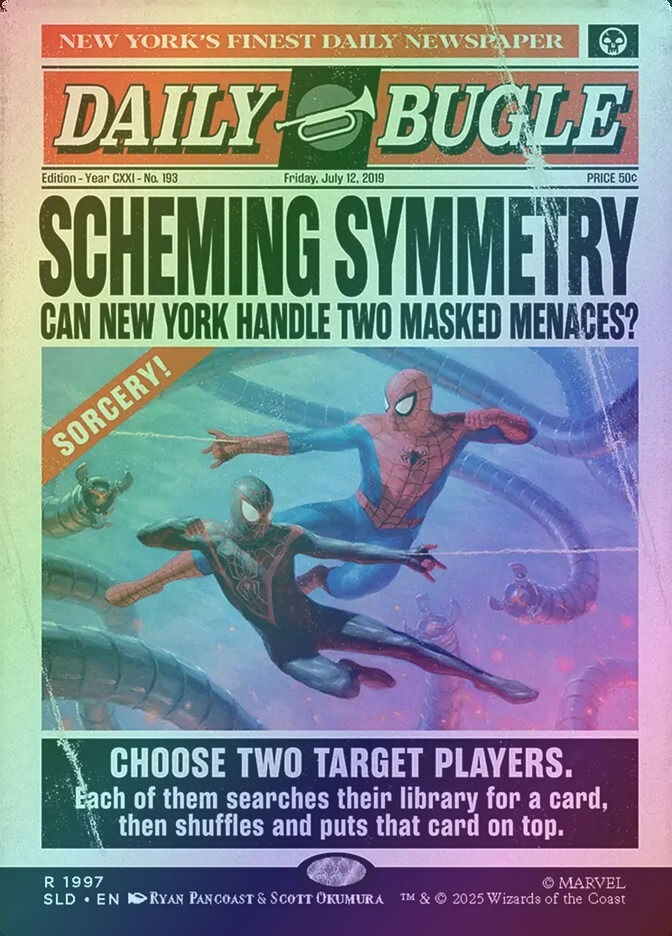 Scheming Symmetry (SLD) (1997) / Borderless / Foil