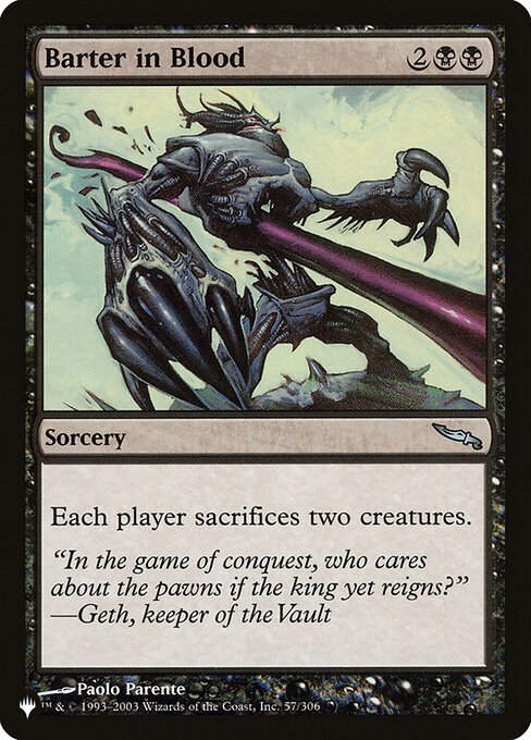 Barter in Blood (PLST) (MRD-57)