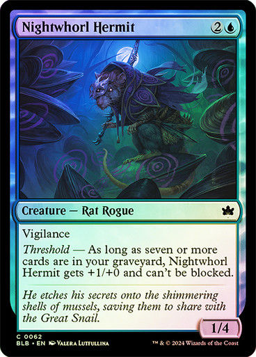 Nightwhorl Hermit (blb) (62) / Foil