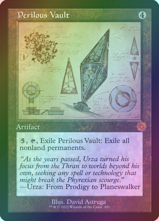 Perilous Vault (BRR) (101) / Foil / Schematic