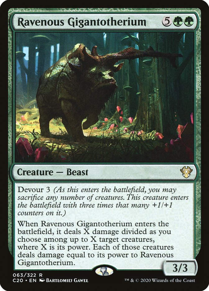 Ravenous Gigantotherium (C20) (63)