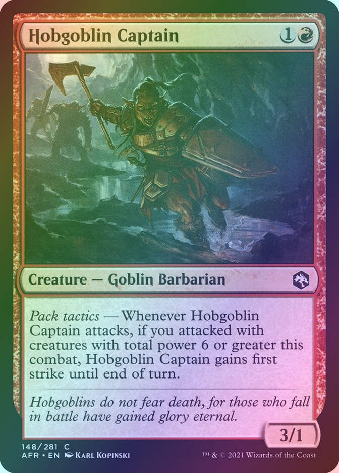 Hobgoblin Captain (AFR) (148) / Foil