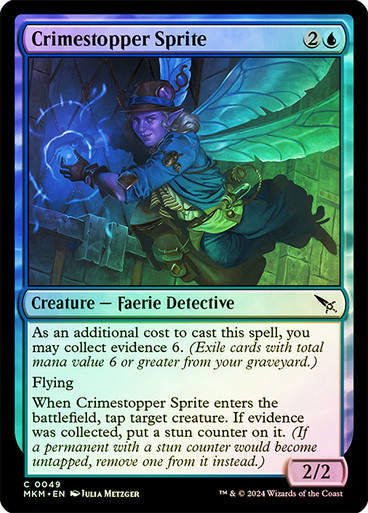 Crimestopper Sprite (mkm) (49) / Foil