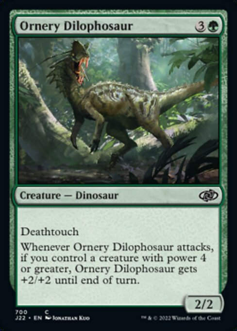 Ornery Dilophosaur (J22))