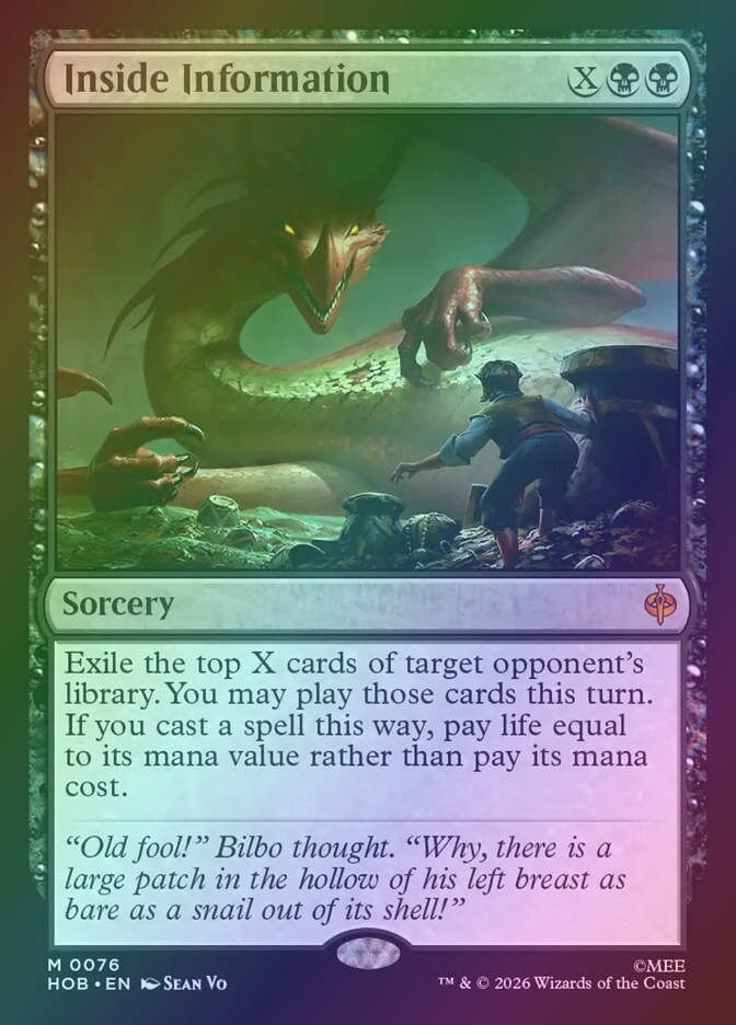 Inside Information (HOB) (76) / Foil