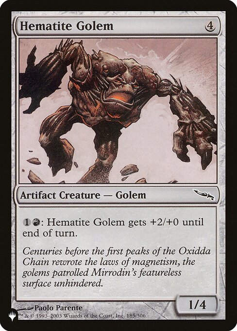 Hematite Golem (PLST) (MRD-185)