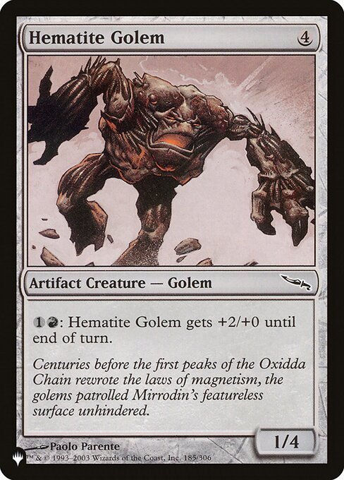 Hematite Golem (PLST) (MRD-185)