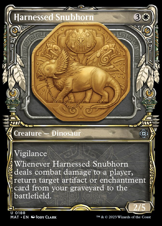 Harnessed Snubhorn (MAT) / Halo Foil