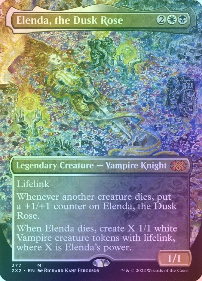 Elenda, the Dusk Rose (2X2) (377) / Borderless / Foil