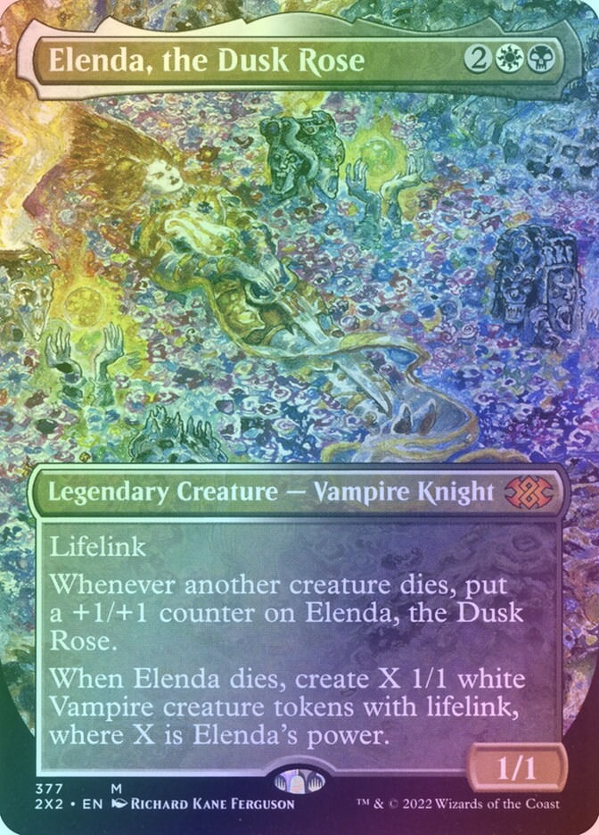 Elenda, the Dusk Rose (2X2) (377) / Borderless / Foil