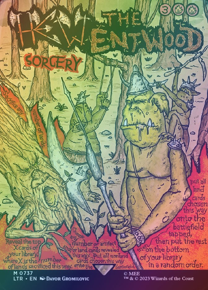 Hew the Entwood (LTR) (737) / Borderless / Foil