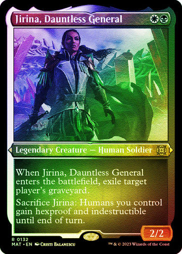 Jirina, Dauntless General (MAT) / Foil Etched