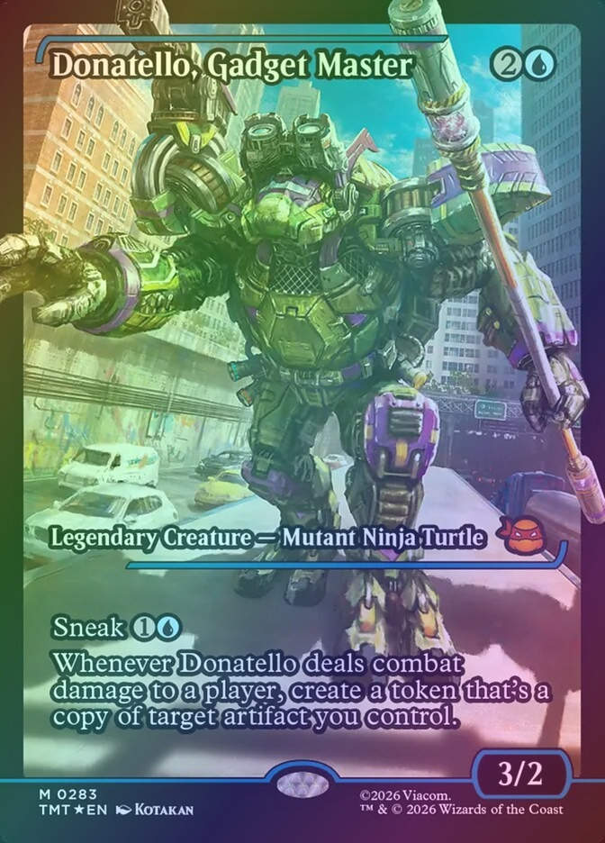 Donatello, Gadget Master (TMT) (283) / Showcase / Foil