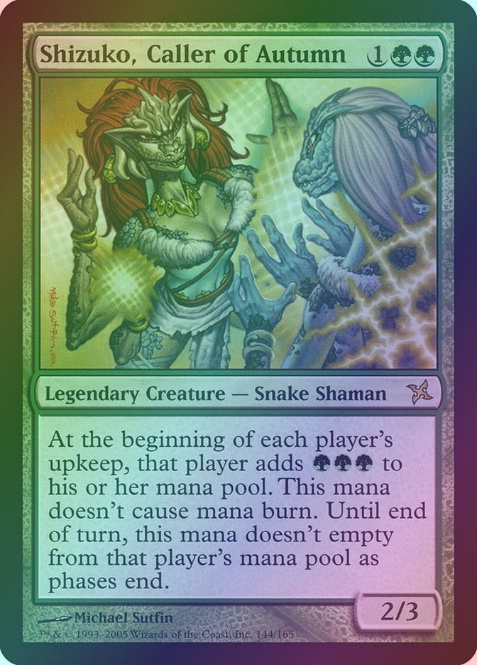Shizuko, Caller of Autumn (BOK) (144) / Foil